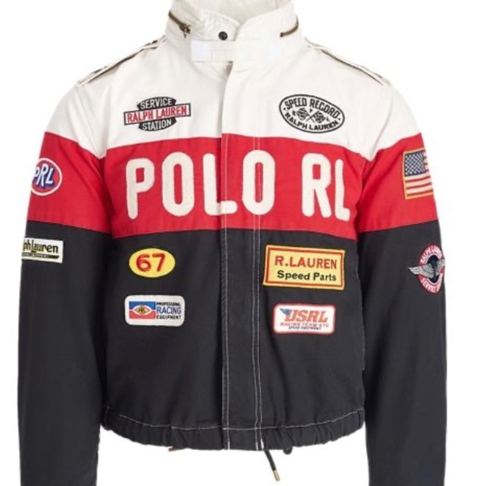 Polo racer jacket